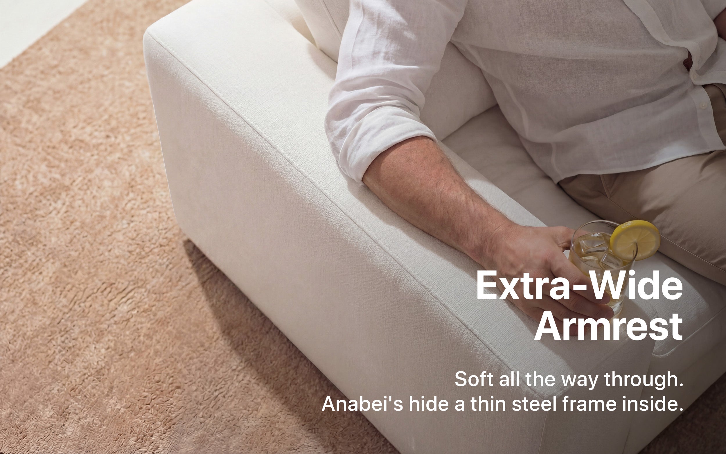 Cloud Couch Luxe 6-Seater Modular Sectional | White