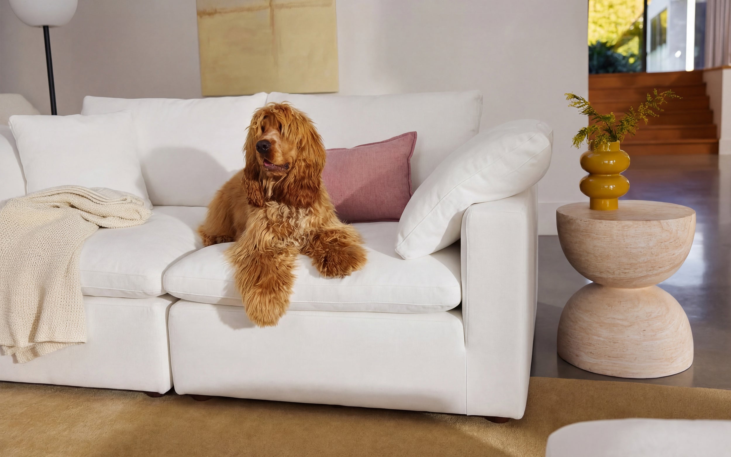 Cloud Couch Luxe 3-Seater Modular | White