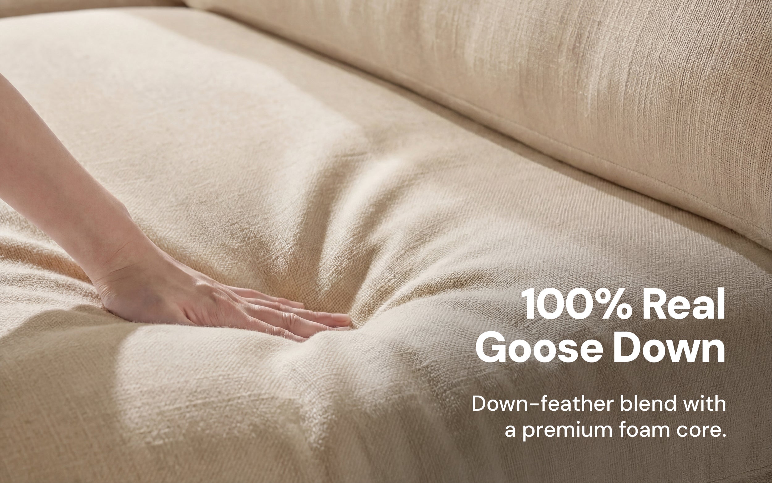 Cloud Couch Luxe 3-Seater Modular | Beige