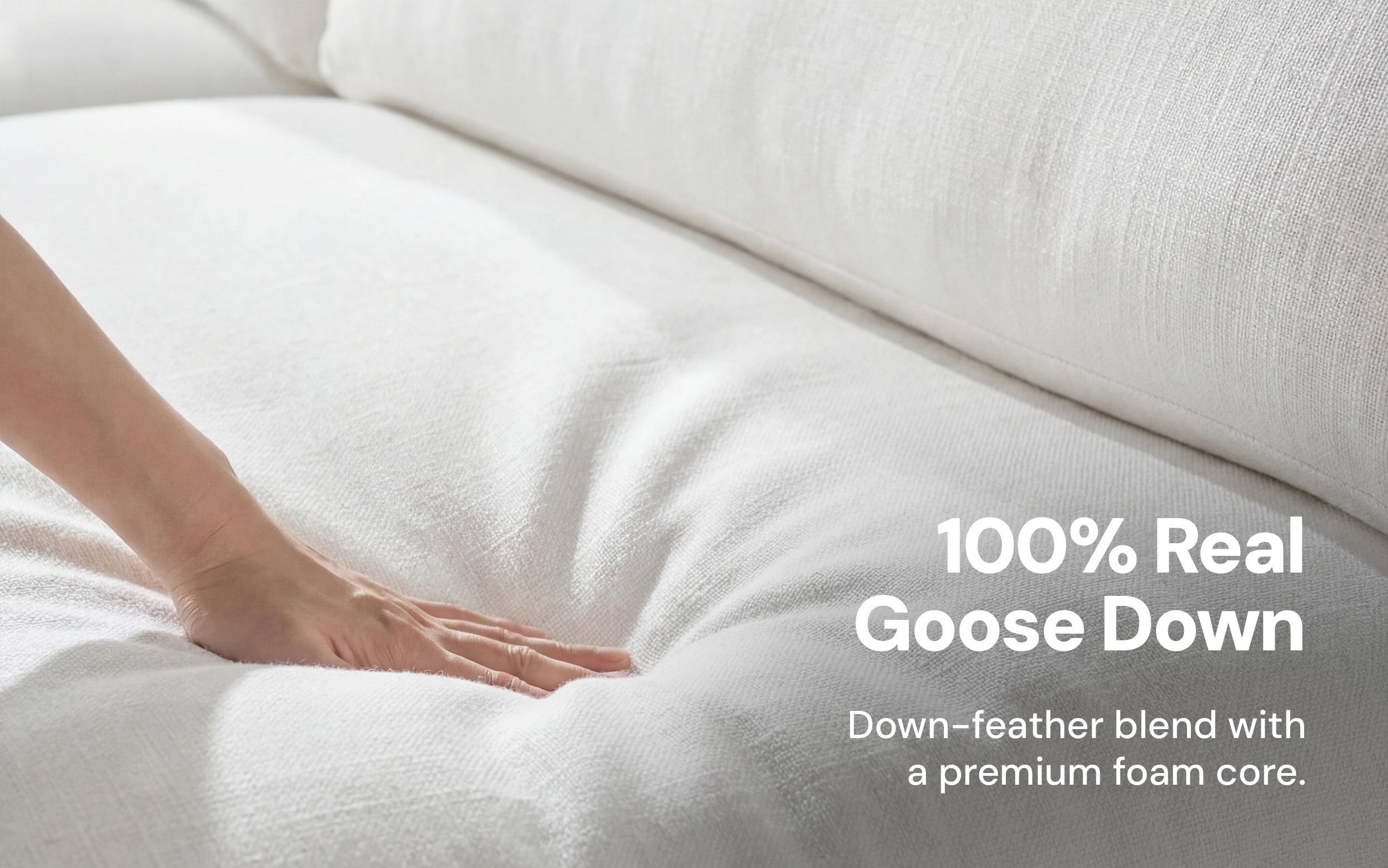 Cloud Couch Luxe 5-Seater Modular Sectional | White