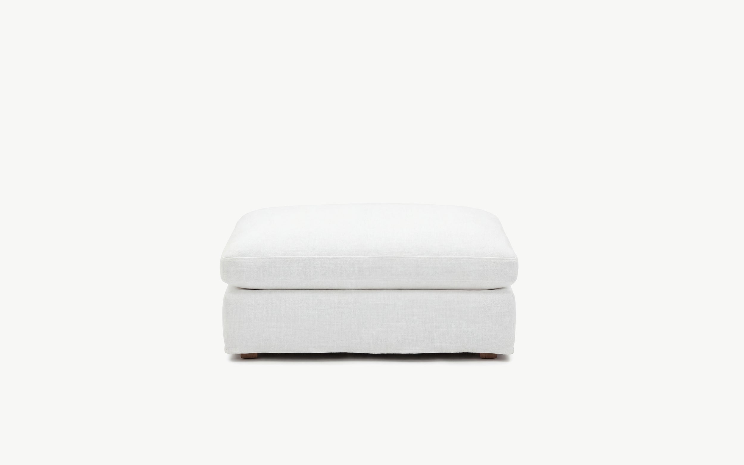 Cloud Couch Luxe Ottoman Modular Seater | White