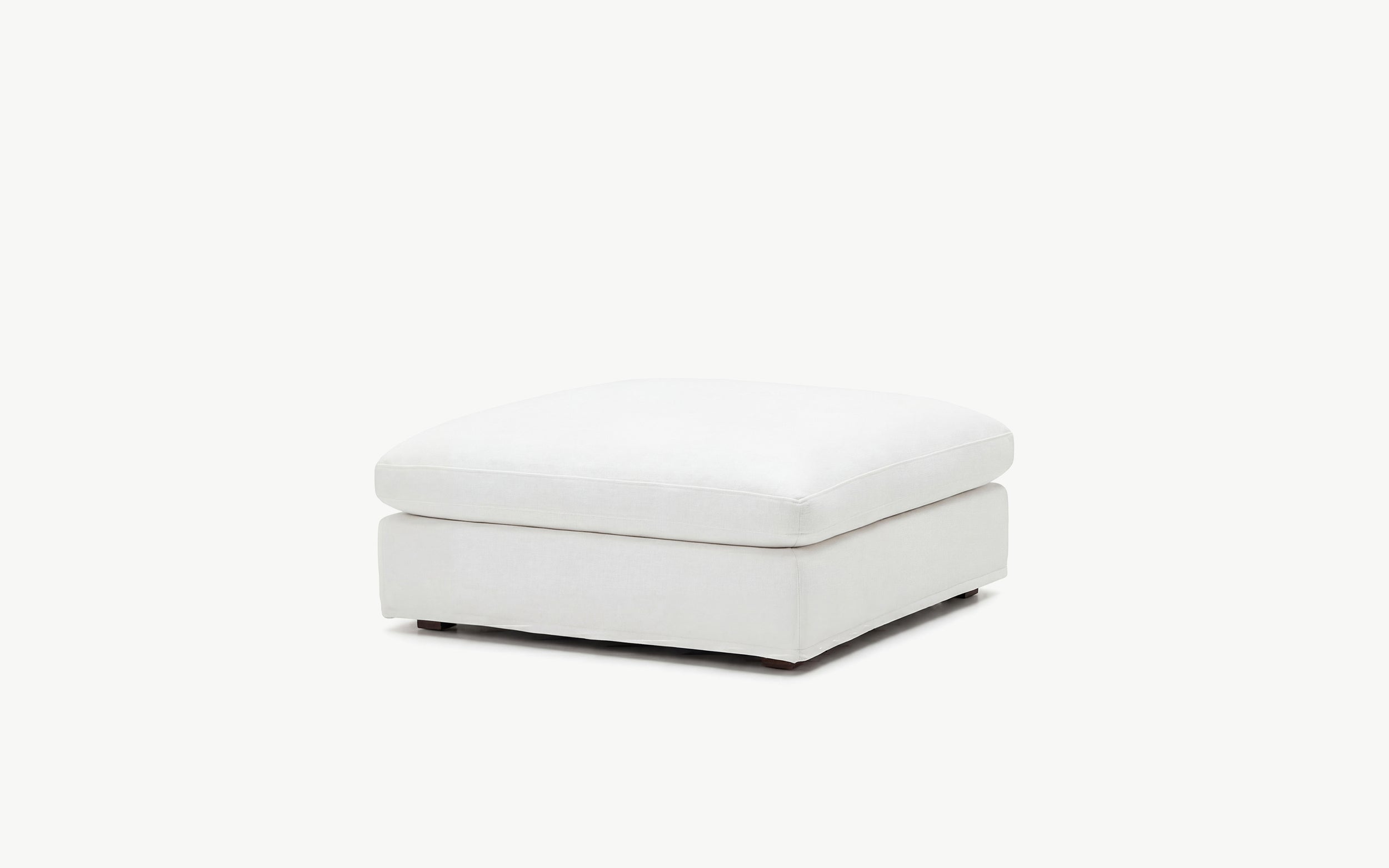 Cloud Couch Luxe Ottoman Modular Seater | White