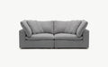 Cloud Couch Luxe 2-Seater Modular Loveseat | Gray