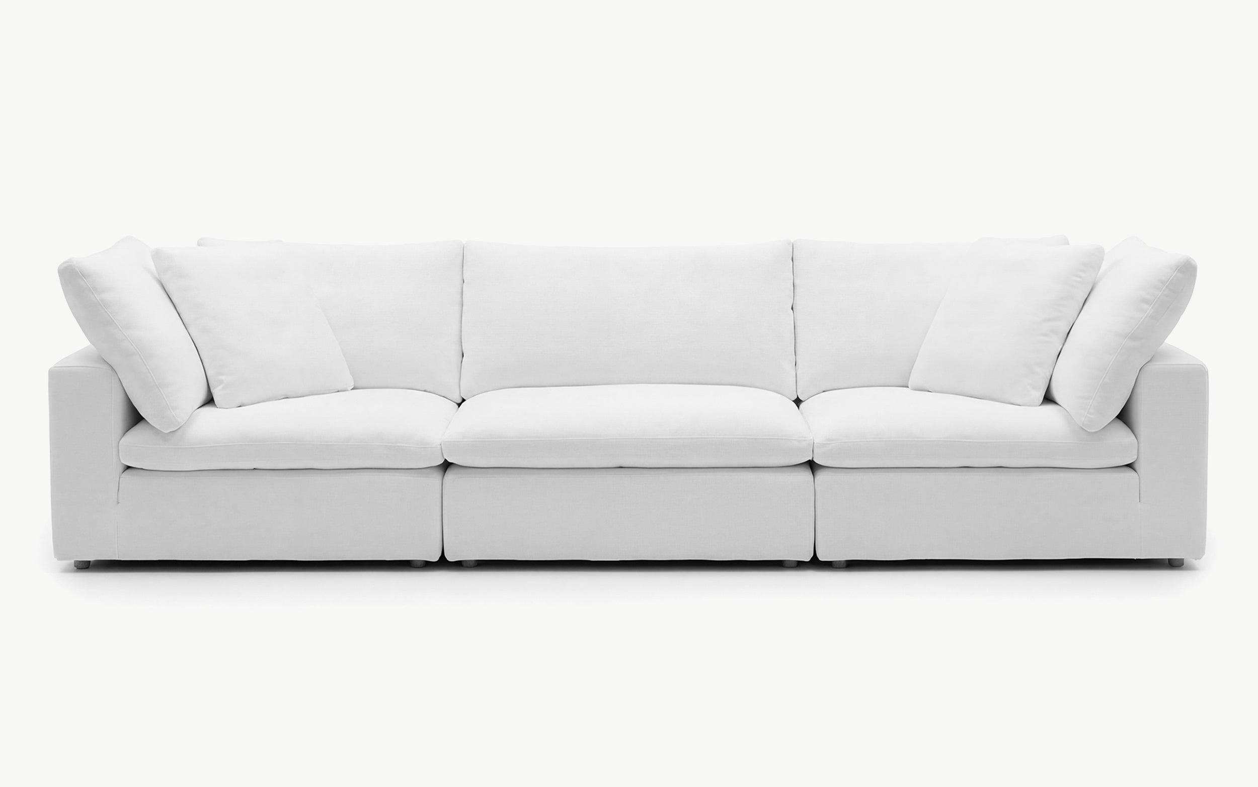 Cloud Couch Luxe 3-Seater Modular | White