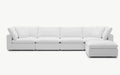Cloud Couch Luxe 5-Seater Modular Sectional | White