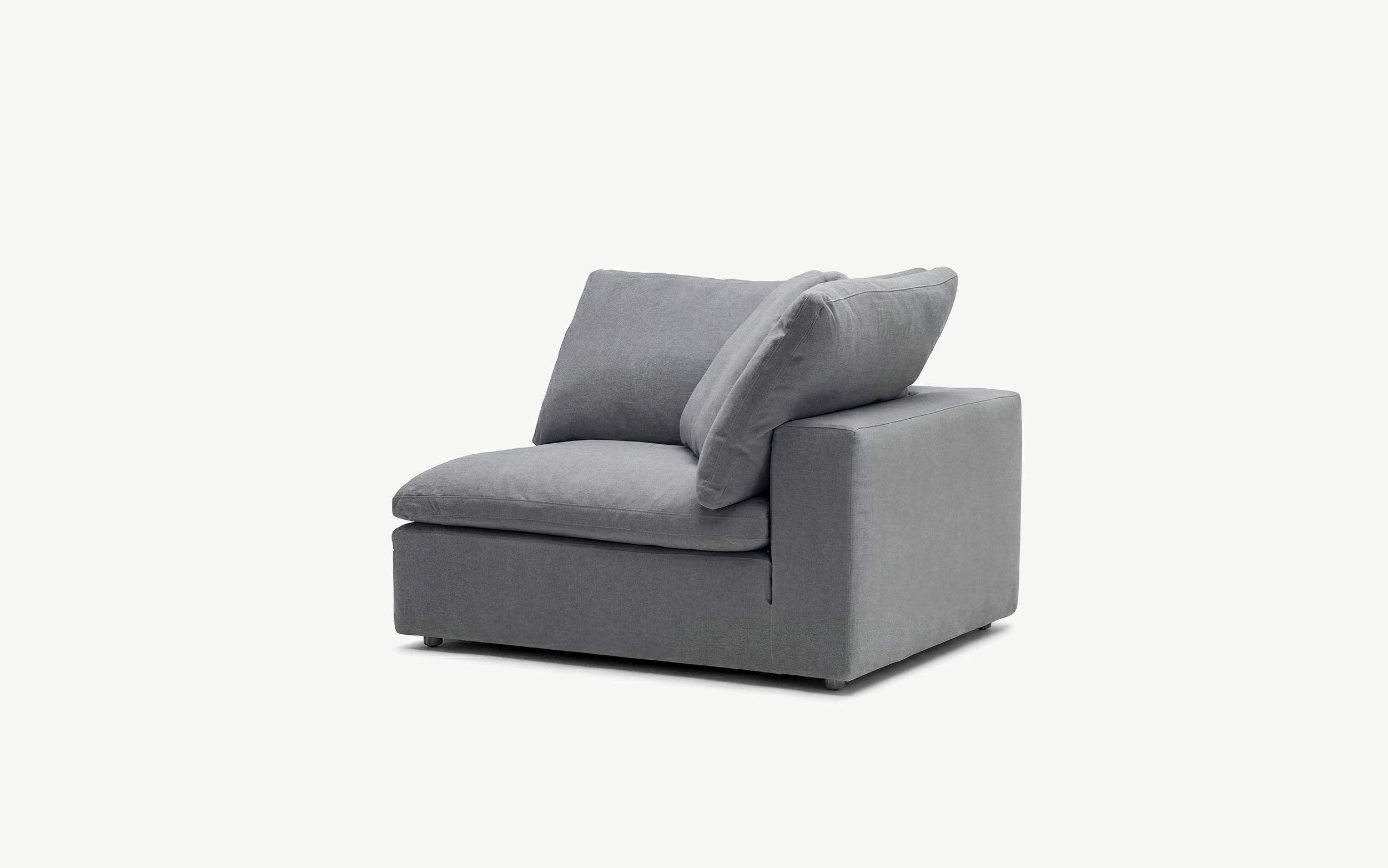 Cloud Couch Luxe 5-Seater Modular Corner Sectional | Gray