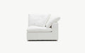 Cloud Couch Luxe Left Armrest Modular Seater | White