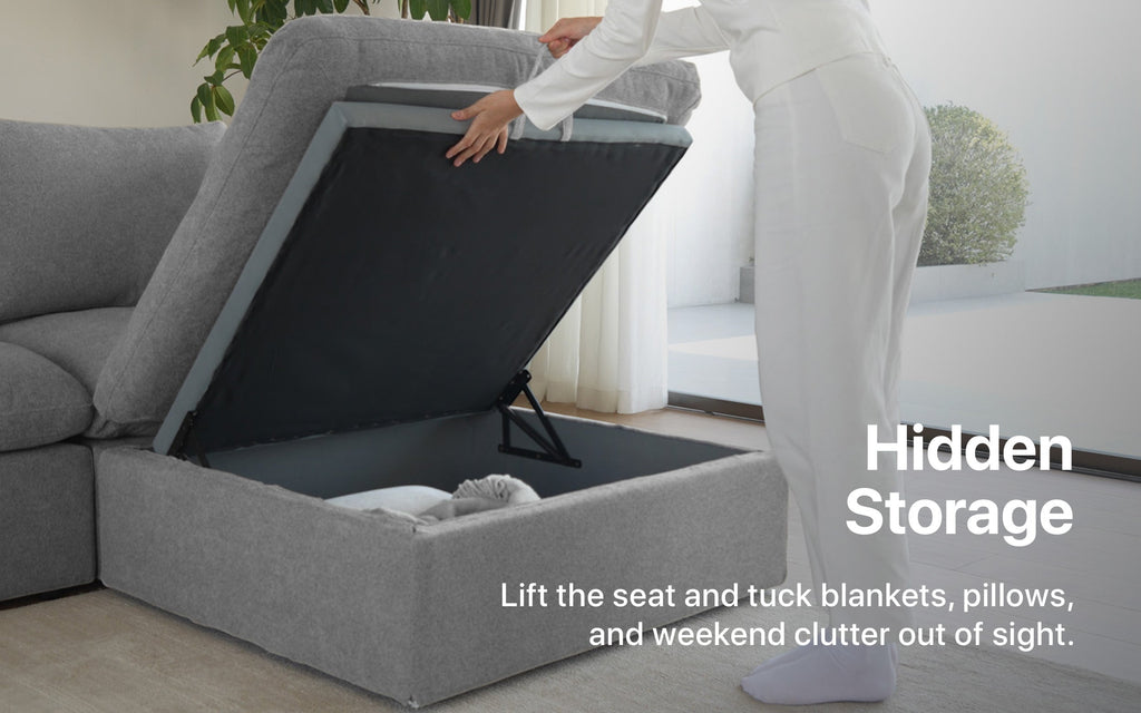 Cloud Couch Luxe 6-Seater Modular Sectional | Gray